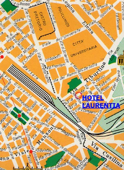 rome italy map